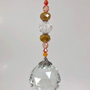 Rainbow maker’s / Beautiful Crystal glass Prisms / Rainbow Crystal Beads / Gifts / Amber/ 40mm prisms #CR123