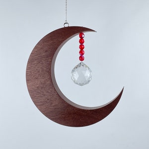 Medium Crescent Moon/ Rainbow Maker/ Crystal prisms / Sun Catchers/Window decor #80 box