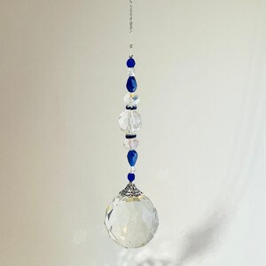 Rainbow maker’s / Beautiful Crystal glass Prisms / Rainbow Crystal Beads / Gifts / Sapphire / 40mm prisms #CR134
