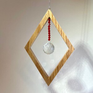 Diamond sun-catcher/ Rainbow Maker/ Crystal prisms / Sun Catchers/ Window decor #D4