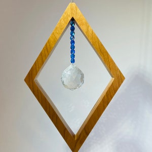 Diamond sun-catcher/ Rainbow Maker/ Crystal prisms / Sun Catchers/ Window decor #D6