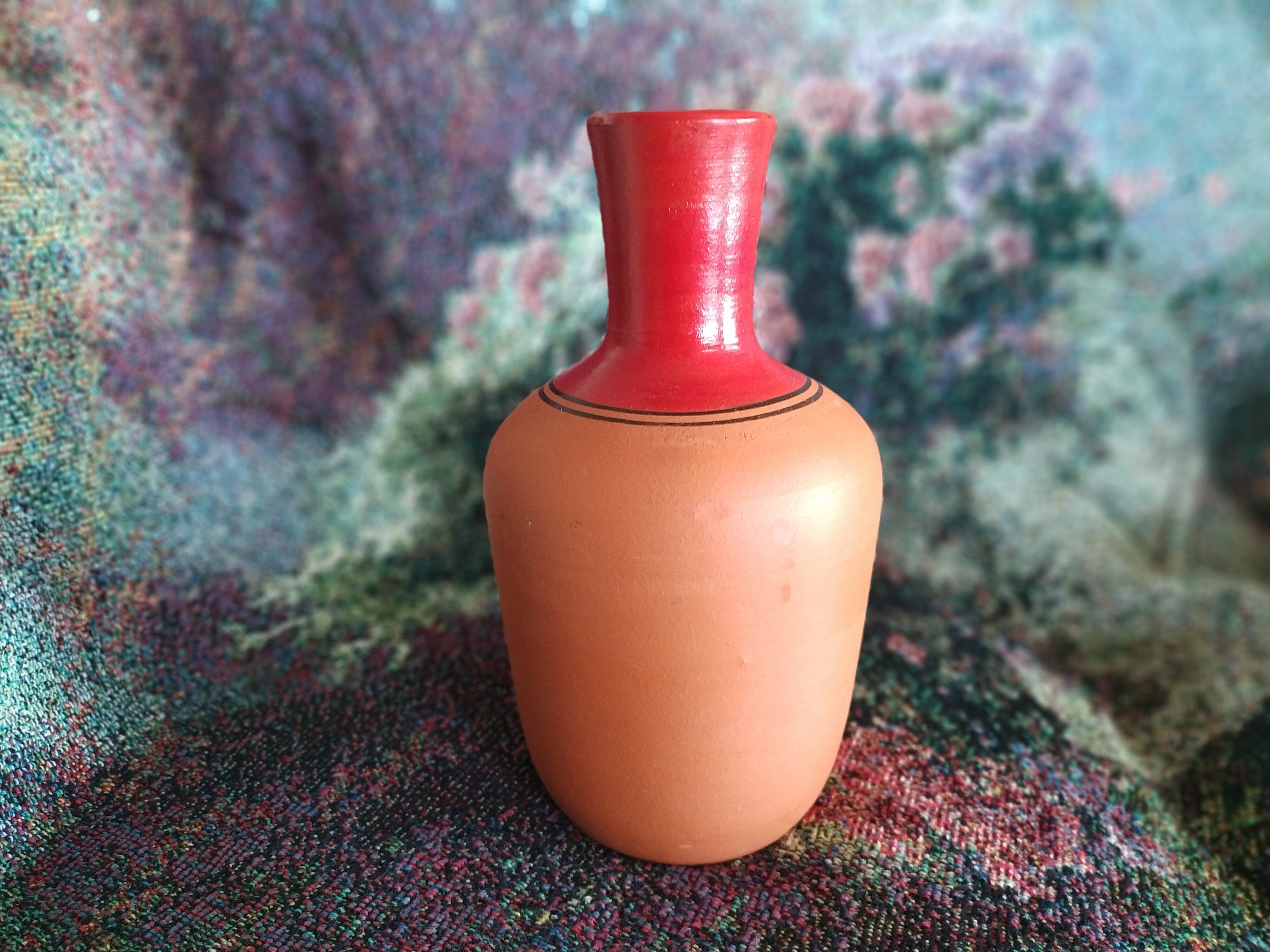 Vintage Stefani Ceramica Pottery Water Jug Brazilian Clay Etsy