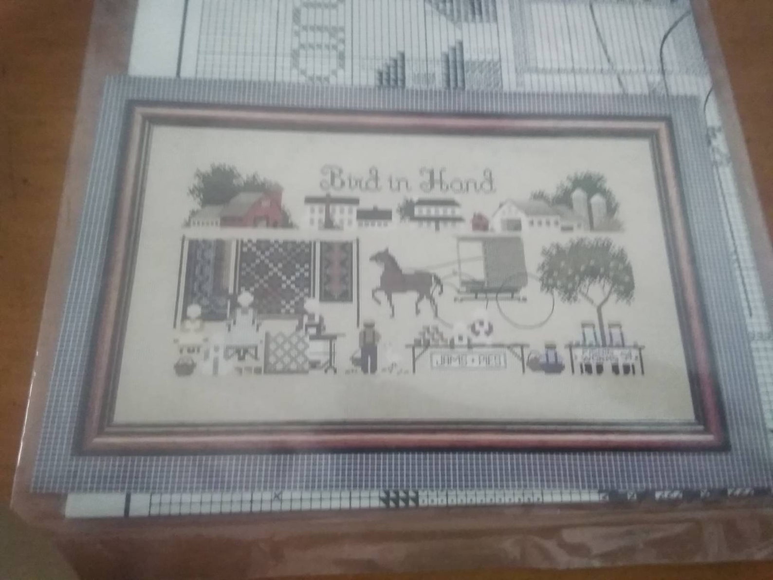 Cross Stitch ToldinaGarden kit unopened Bird in Hand 7 1/2x Etsy