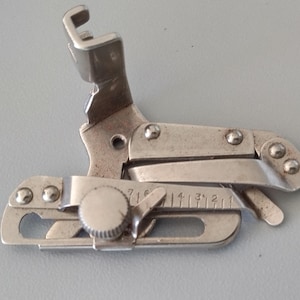 Vintage Simanco Adjustable Hemmer Foot #35931 - Singer Sewing Machine Part image 1