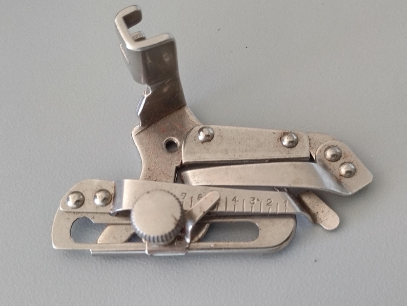 Vintage Simanco Adjustable Hemmer Foot #35931 - Singer Sewing Machine Part image 1