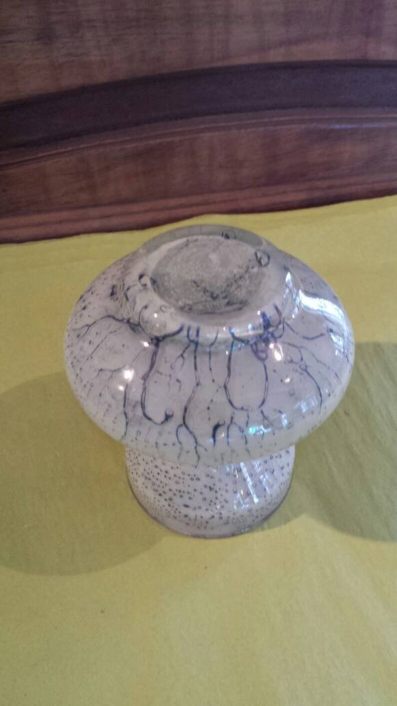 Vintage Jerusalem Israeli Glass Vase 4 Inches Tall Hand Made Etsy