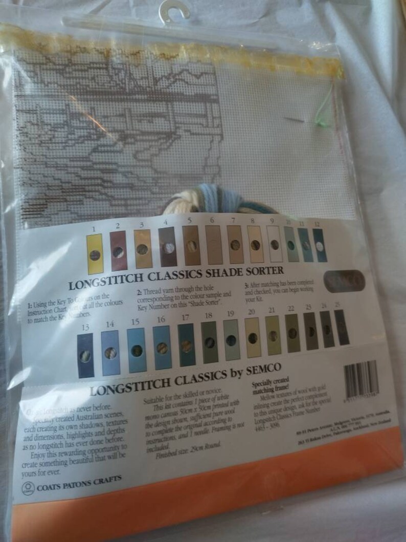 Long Stitch Semco Kit 325519 Huntly Park 29cm Round Unstarted Etsy