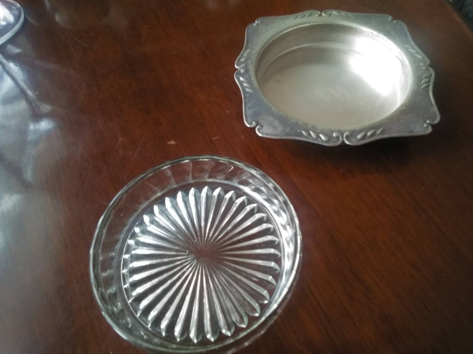 Vintage Silver Plate Butter Dish Approx 4 3/4 Inch Across With Etsy Australia