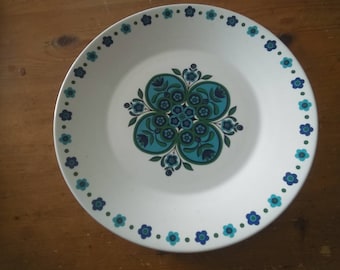 Meakin Studio Impact 1970s Jesse Tait design approx 9 inch salad or luncheon plate English Quality retro  Stoneware