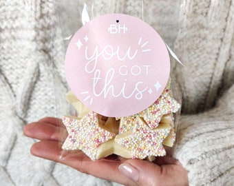 Choose Your Message White Chocolate Star Sweets // Snowies, Jazzies, Snowy Stars, Personalised Sweets // Customised Sweets
