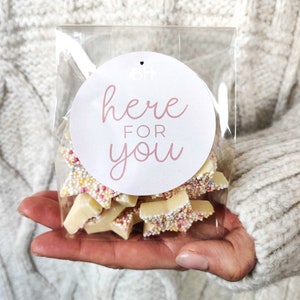 Here For You White Chocolate Sweets // Snowies, Jazzies, Snowy Stars, Personalised Sweets