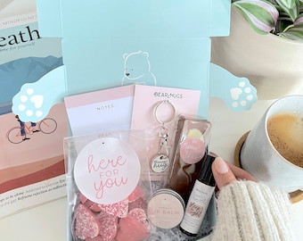 Hang In There Gift Box: Pocket Hug, Essential Oil, Notepad