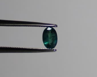 GENUINE BRAZILIAN ALEXANDRITE - 6 x 4mm Facetted Oval - Natural Color Change Vintage Material – Not Lab Grown - Made Between Germany & Maine