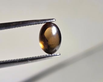 ROOT BEER SAPPHIRE 7 x 5 mm Cabochon – Natural & Untreated Earth Mined Kenyan Material – Made in Germany