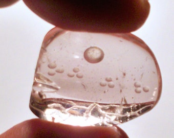 A PINK MORGANITE WORLD – An Alien Landscape – A SciFi Carving – Suitable As a Pendant And Or As a Talisman – Made In Vermont/Maine