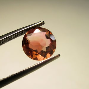 BI-COLOR TOURMALINE – 7 mm Facetted Round – Kenyan Material – New Old Stock - Natural and Untreated Made Between Massachusetts & Maine