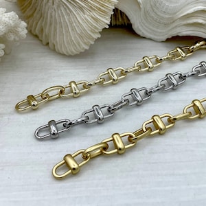 Mixed-Link-Seilzugkette galvanisiertes unedles Metall, Kette durch den Fuß. 16,6 mm großer Link, 12,2 mm Sm-Glied. Reiterkette 3 beendet Fast Ship