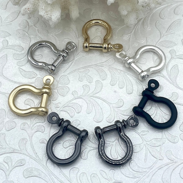 Zinc Alloy U Lock Clasp With Screw, U Shape Shackle,U Fastener, Marine Shackle, Horseshoe Clasp, Anchor Carabiner, Anchor Shackle. Fast Ship