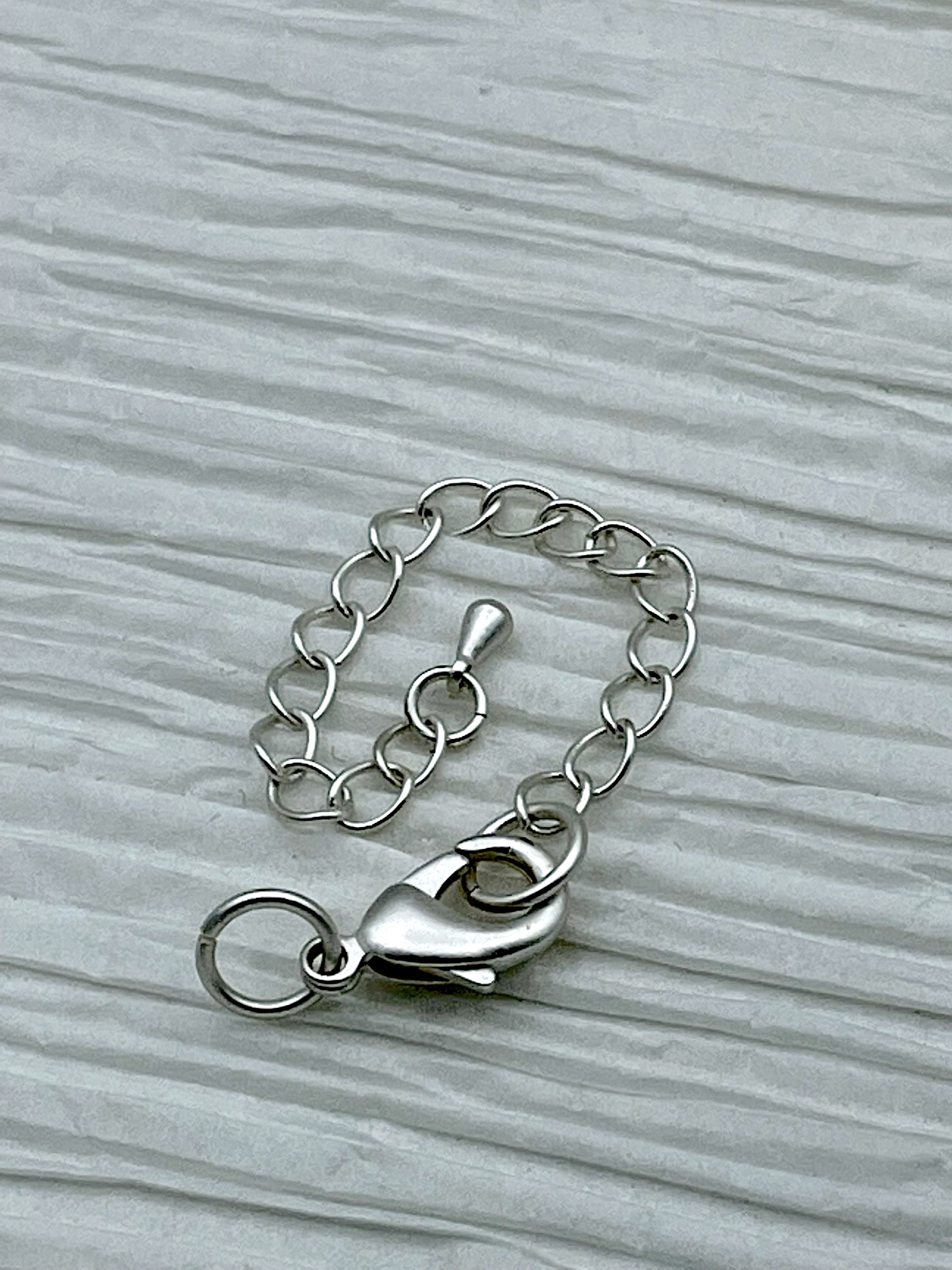 Brass Lobster Clasp With Extender Chain Lobster Clasp With Etsy