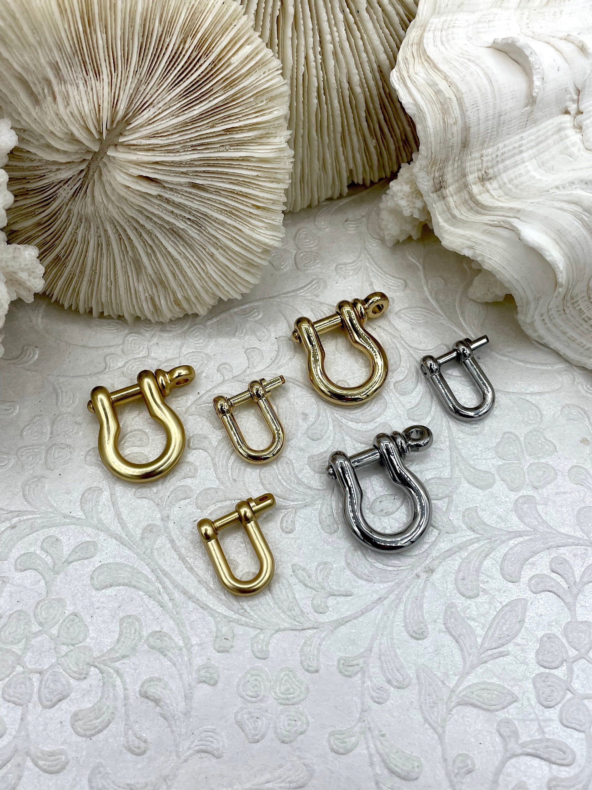 6x Stylish Locking Jewelry Clasp for Necklace Bracelet Gold and Lobster  Clasps Anti-lost Lock