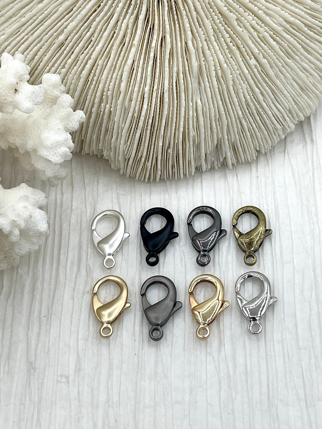 22mm Brass Lobster Clasp, LG Parrot Claw Clasp, Spring Hook Lobster