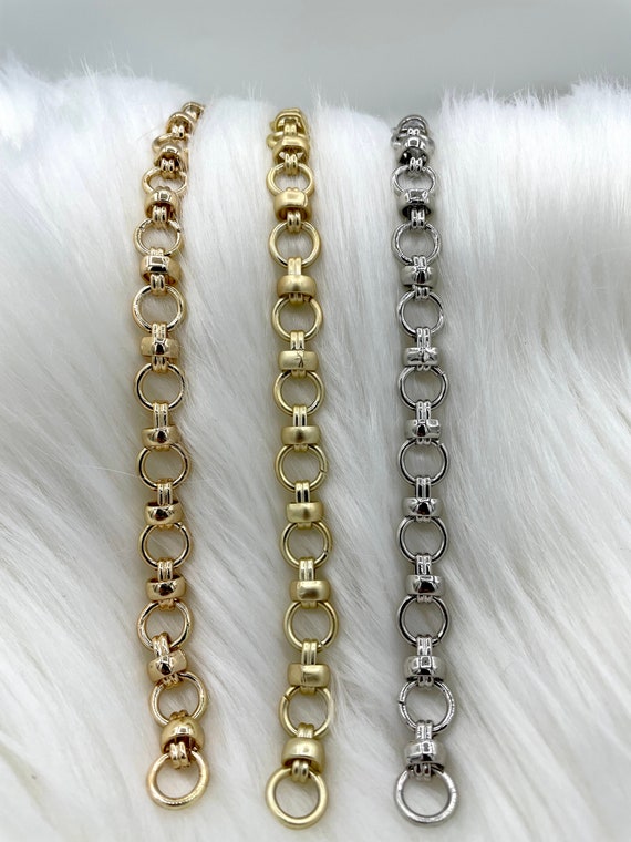 Mixed Link Cable Chain Electroplated Base Metal Statement - Etsy