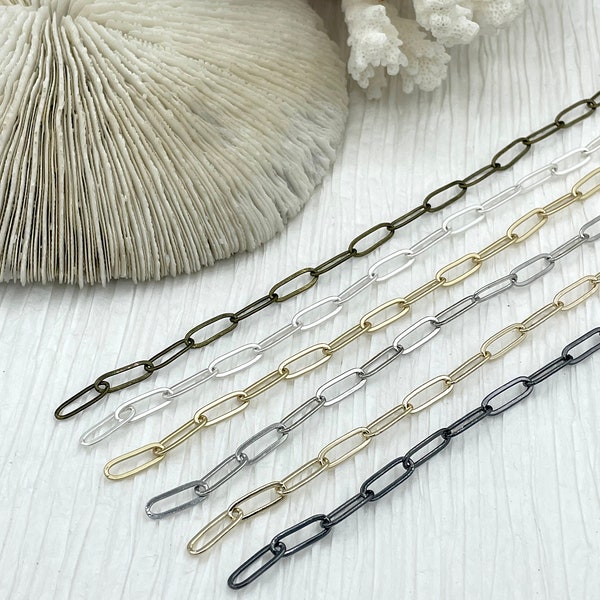 Paperclip Chain by the Foot Etsy