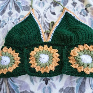 Green kiwi crochet top