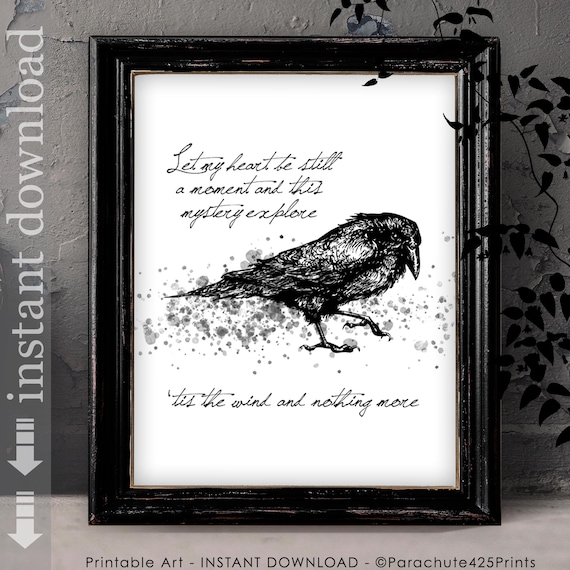 Quoth The Raven Nevermore Edgar Allan Poe Wall Sticker Amazon.com: The