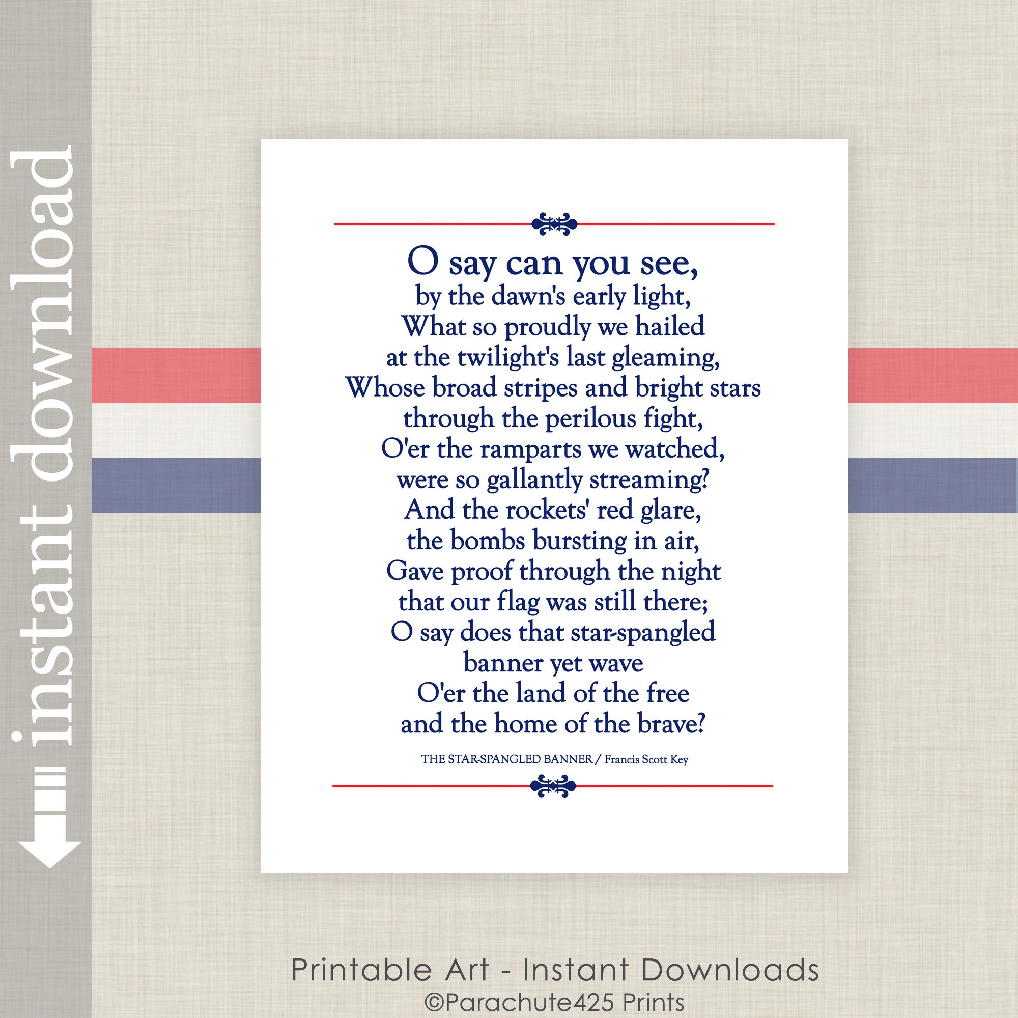 star spangled banner lyrics