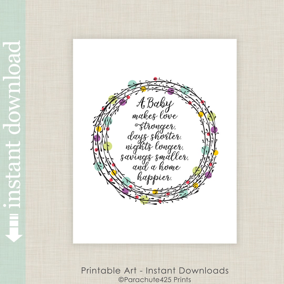 Nursery Decor Nursery Printable Nursery Wall Art Colorful - Etsy