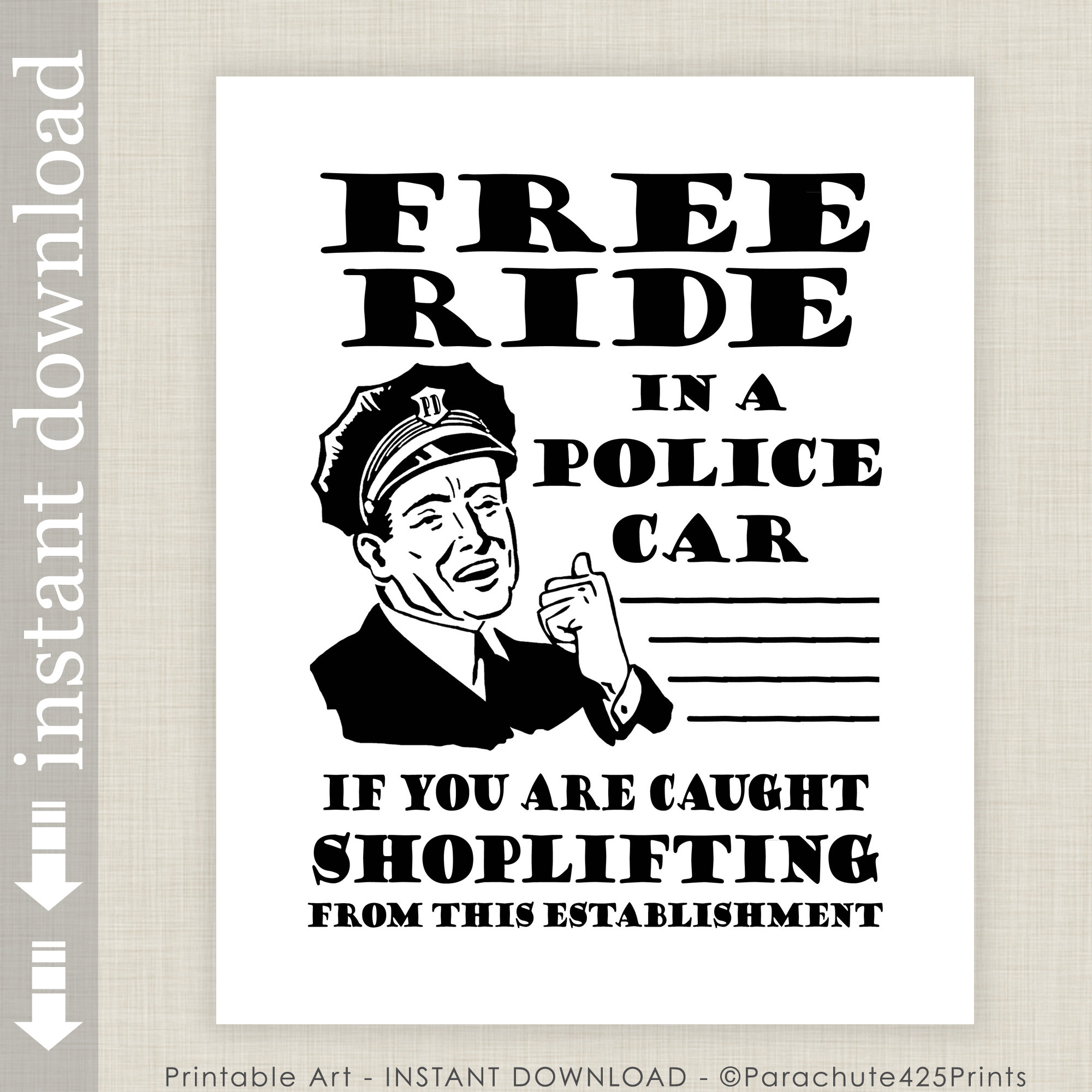 printable-funny-vintage-style-shoplifting-sign-etsy