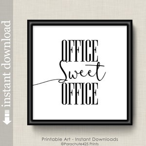 Office Sweet Office Druckbare Büro Deko Wand Kunst für Chef oder Kollegen Bild 5