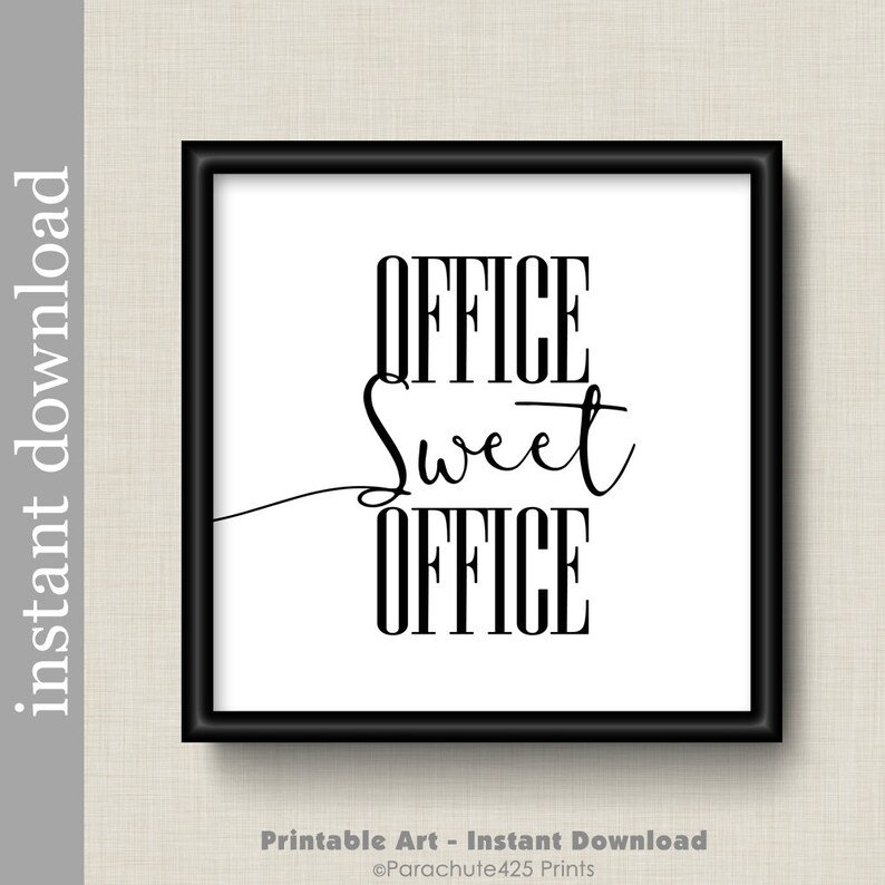 Office Sweet Office Printable Office Decor Wall Art For Boss Etsy Office sweet office printable office decor wall art for boss etsy
