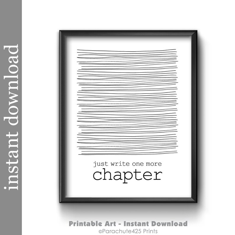 Quotes for Writers, Printable Inspirational Wall Art for Office or Dorm, Gift for Writer - Etsy