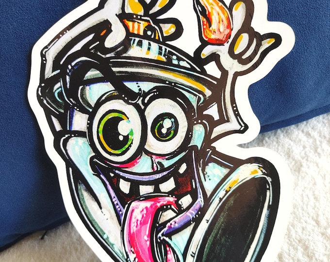 Featured listing image: XL Graffiti Character Sticker