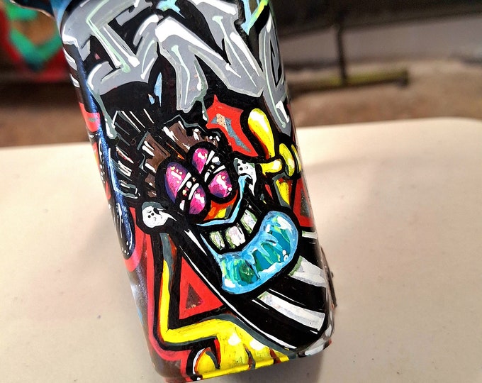 Featured listing image: Graffiti Art Character INK'D Trash Can Collectors Original Art by Omega