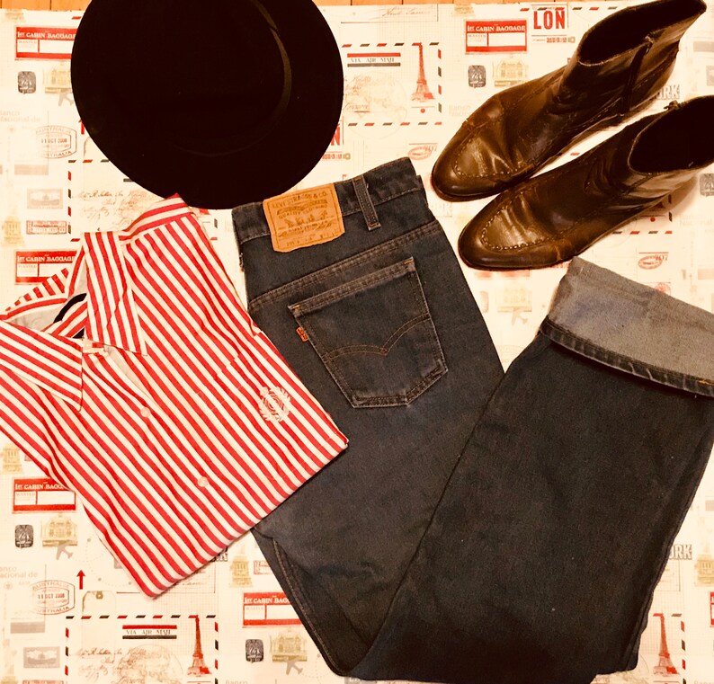levi's polyester dress jeans