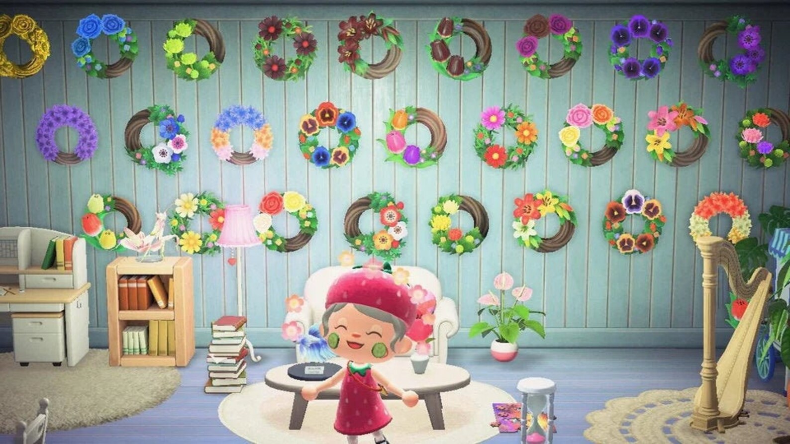 Animal Crossing 10 Flower Wreaths and/or Flower Crowns of Etsy
