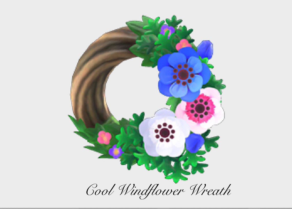 Animal Crossing 10 Flower Wreaths and/or Flower Crowns of Etsy