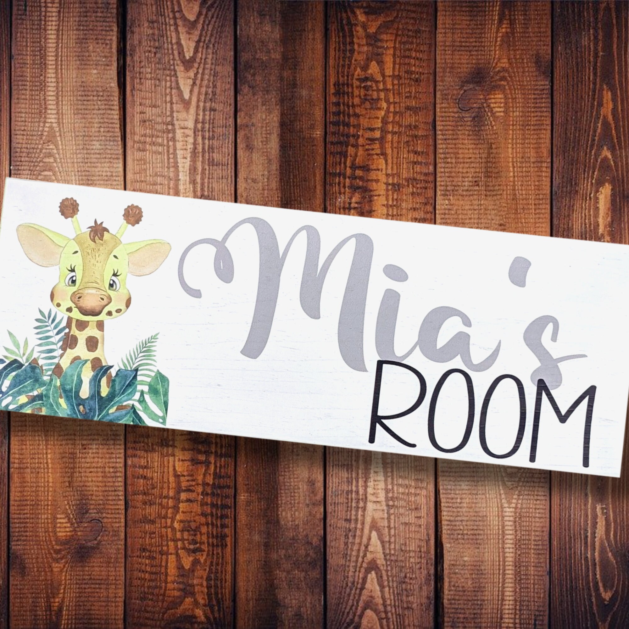 Personalized children's room decornursery sign. white Etsy