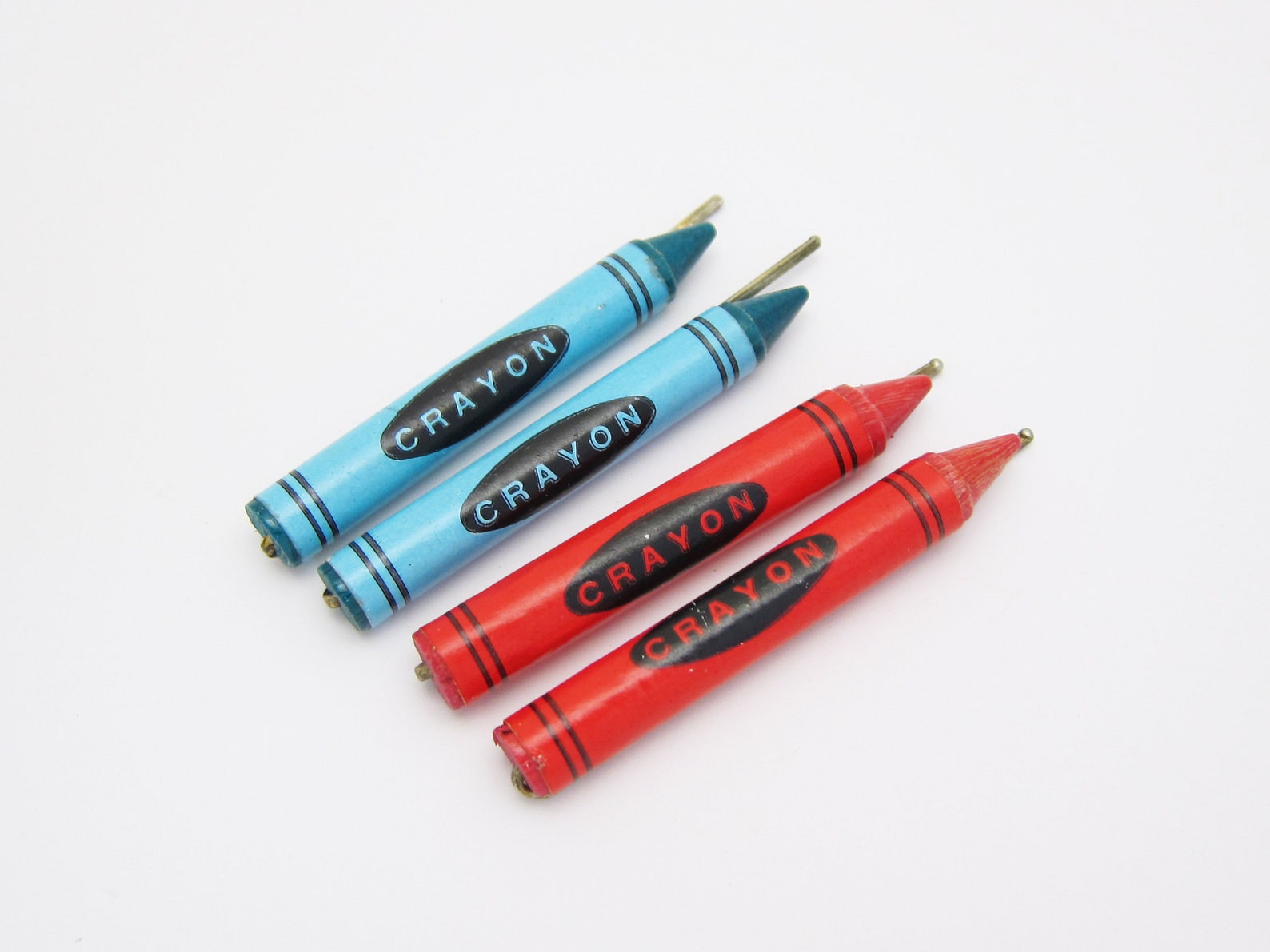 1970's vintage CRAYON bobby pins set of four 2.6 Etsy