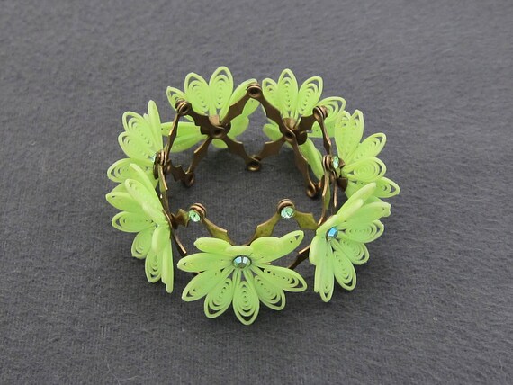 Vintage 1960 S Hair Bun Holder Gold Tone Metal Expandable Etsy