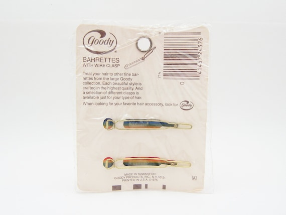 Lot De 10 Barrettes à Cheveux Vintage Années 70/80 – En Acétate, Multicolores, Fait Main En France