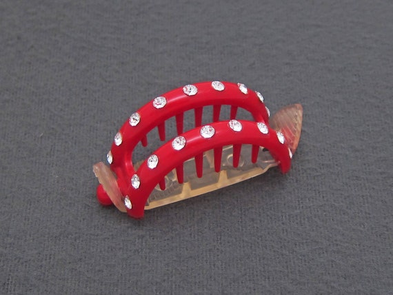 1950's TIP-TOP vintage ponytail holder barrette, … - image 1