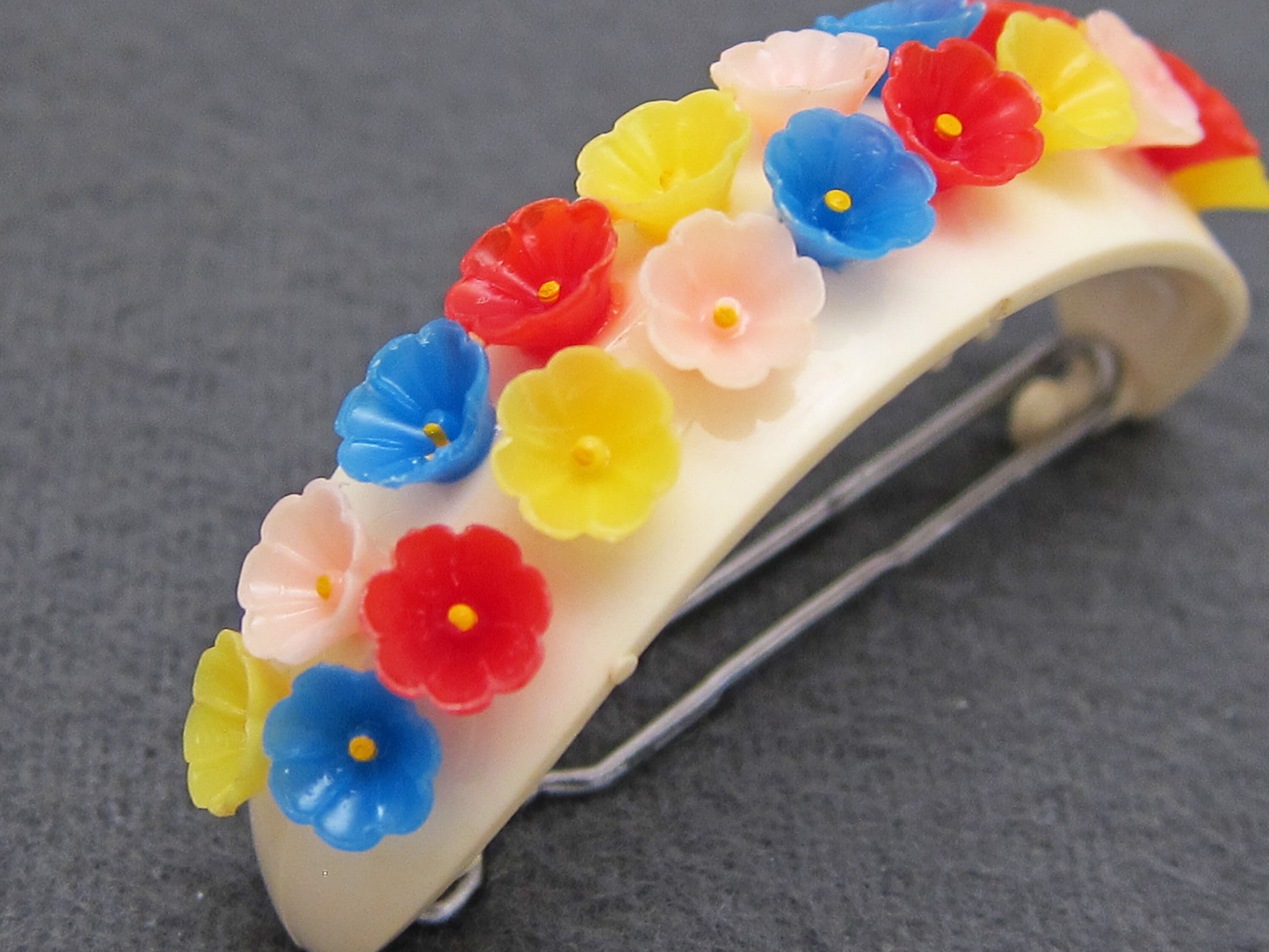Serre-Tête Florale En Soie Colorée - Scrunchie Unique Et Jolie - Neuf Sans Étiquette