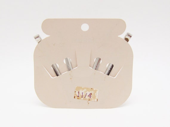 KARINA 1980's vintage bobby pins, 2.3" pearlescen… - image 2