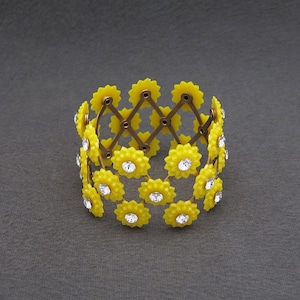 Vintage Beaded Floral Hairbun Cover Hair Accessory Bridal headpiece, hair accessory with flowers - Double  main image 3
