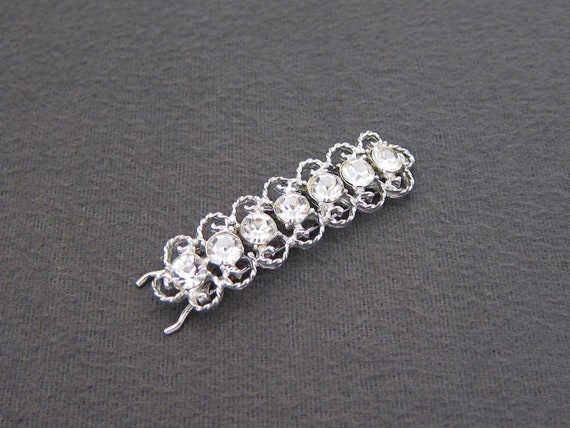 1950\'s  Rhinestone Hair Clip 1950 main image 2