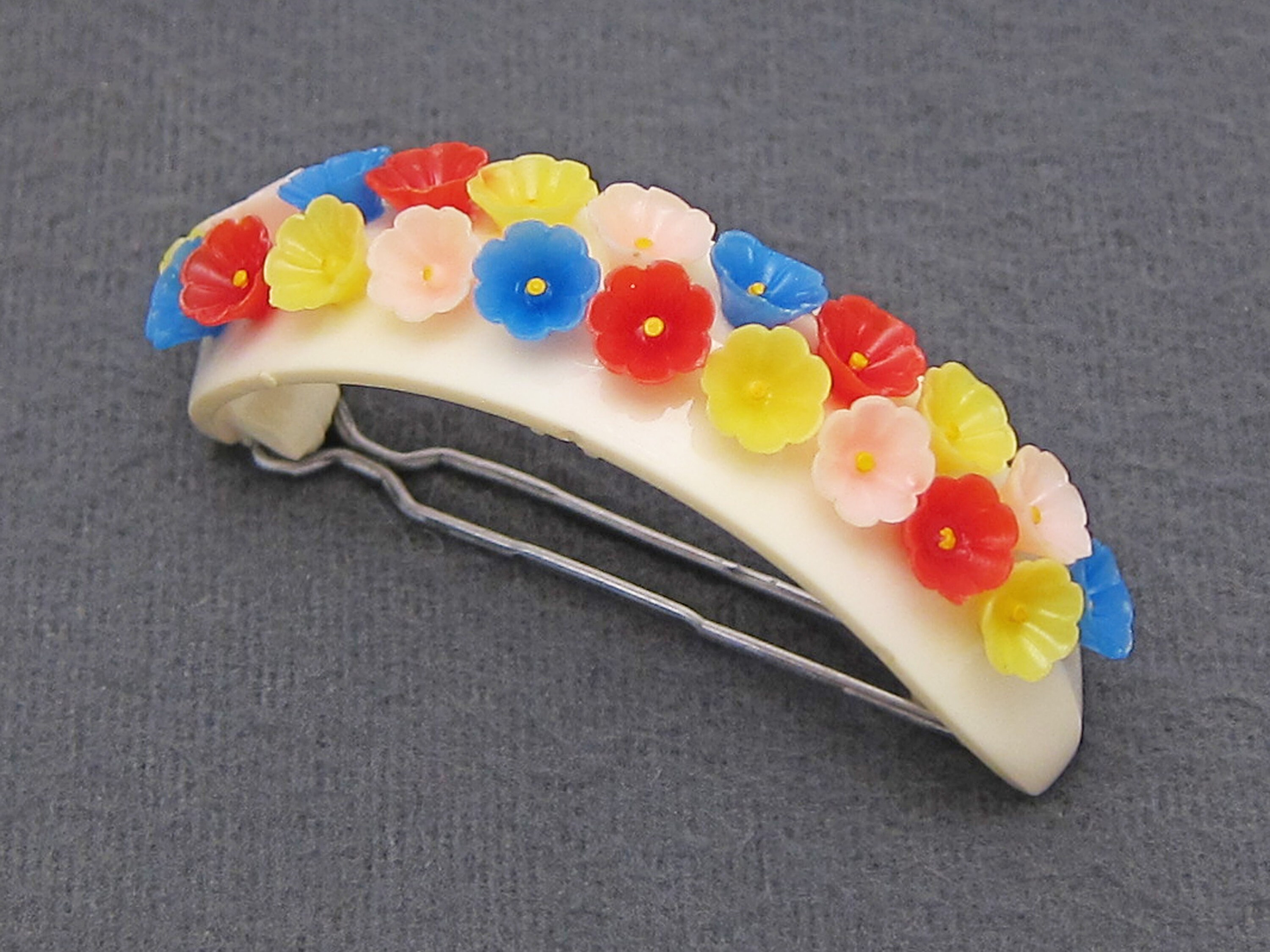 Serre-Tête Florale En Soie Colorée - Scrunchie Unique Et Jolie - Neuf Sans Étiquette